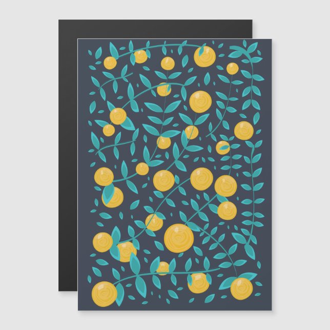 Fruta Naranja de Vintage (Anverso/Reverso)