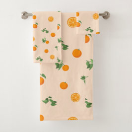 Fruta naranja patrón clásico cítrico