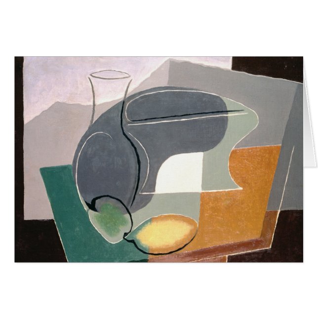 Fruta-plato y garrafa, 1927 (Anverso (Horizontal))