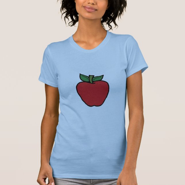 Frutas de Apple de la camiseta del alcohol (Anverso)