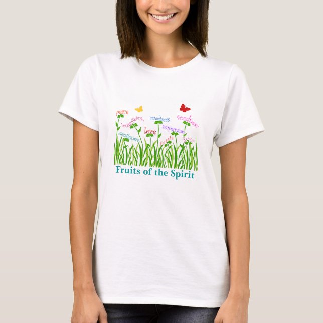 Frutas de la camisa del jardín del alcohol (Anverso)