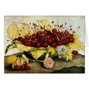 FRUTAS DE LA TEMPORADA / CEREZAS Y CLAVELITOS