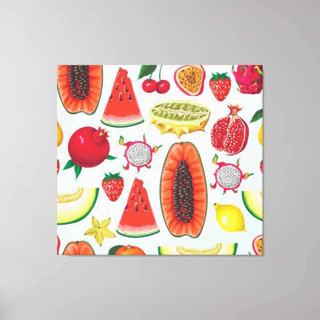 Frutas Exóticas: Impresión a la moda sin problemas (Anverso)