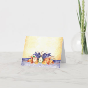 Frutas otoñales - Tarjeta de nota