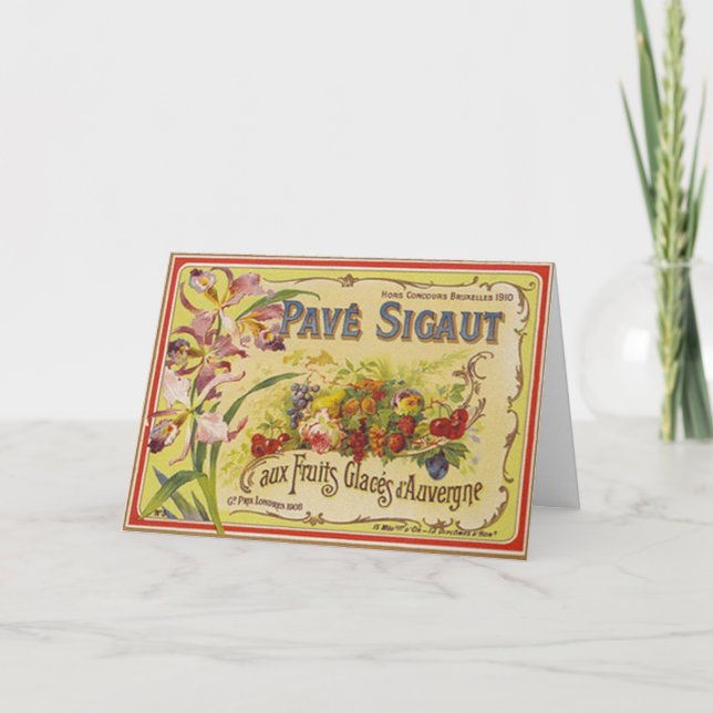 Frutas - tarjeta (Anverso)