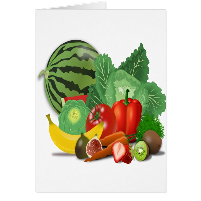 frutas verduras alcachofa banana (Frente)