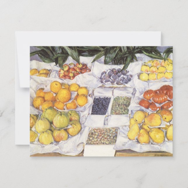 Frutería de Gustave Caillebotte, Arte Antiguo (Anverso)