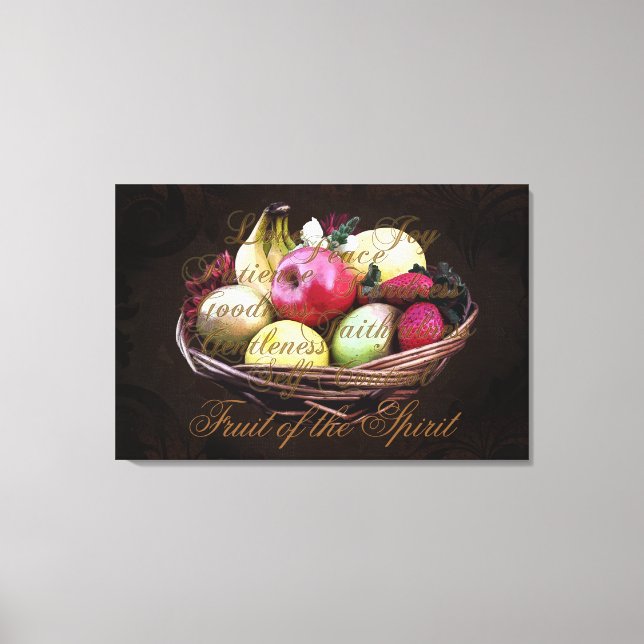 Fruto del espíritu, colorido arte de la pared cris (Anverso)