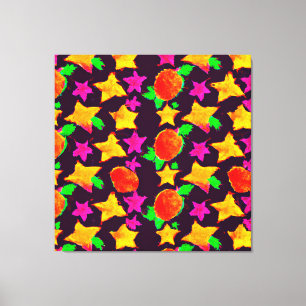 Frutos de colores dinámicos y arte del patrón de e