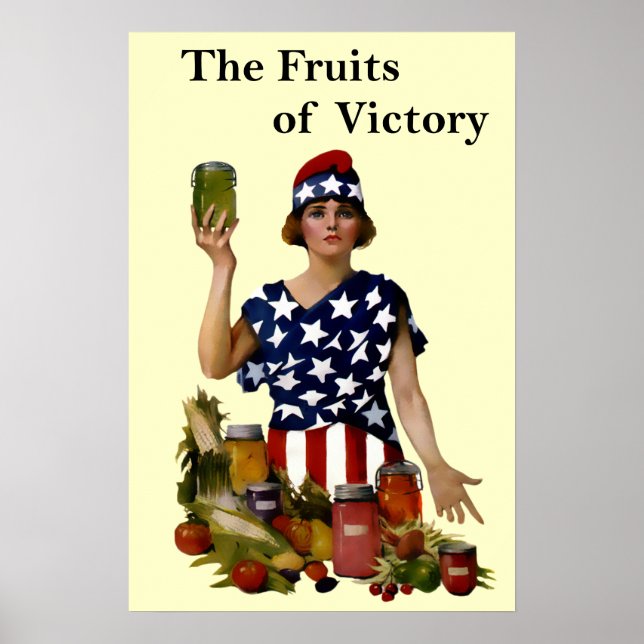 Frutos de época de la impresión de Poster de victo (Frente)