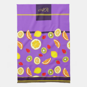 Frutos de verano frescos Toallas de cocina