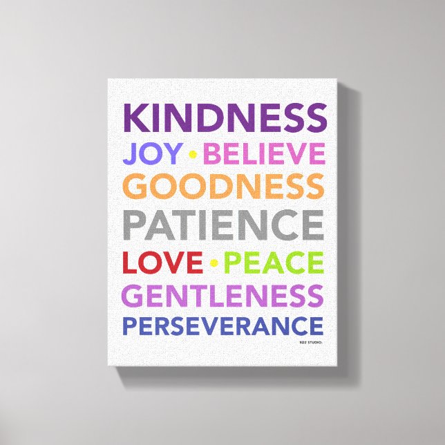 Frutos del lienzo de arte espiritual (Anverso)