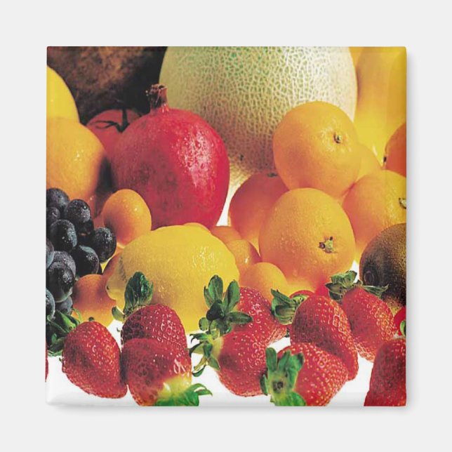 Frutos - imán cuadrado (Frente)