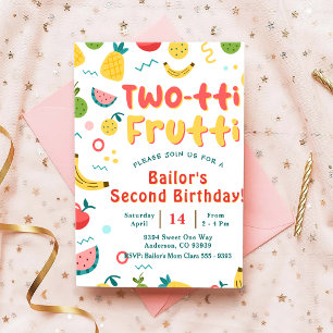 Frutti de dos toneladas   Invitación a cumpleaños 