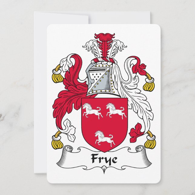 Frye Family Crest (Anverso)