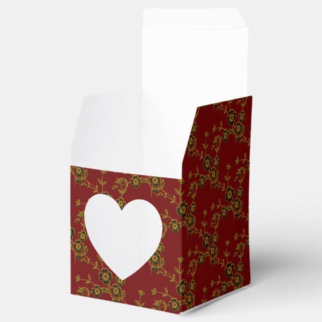 FS Style 1-Red-Gold-FAVOR CAJAS de corazón (Abierto)