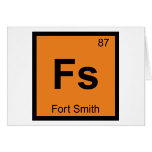 Fs - Tabla periódica de química de la ciudad de Fo