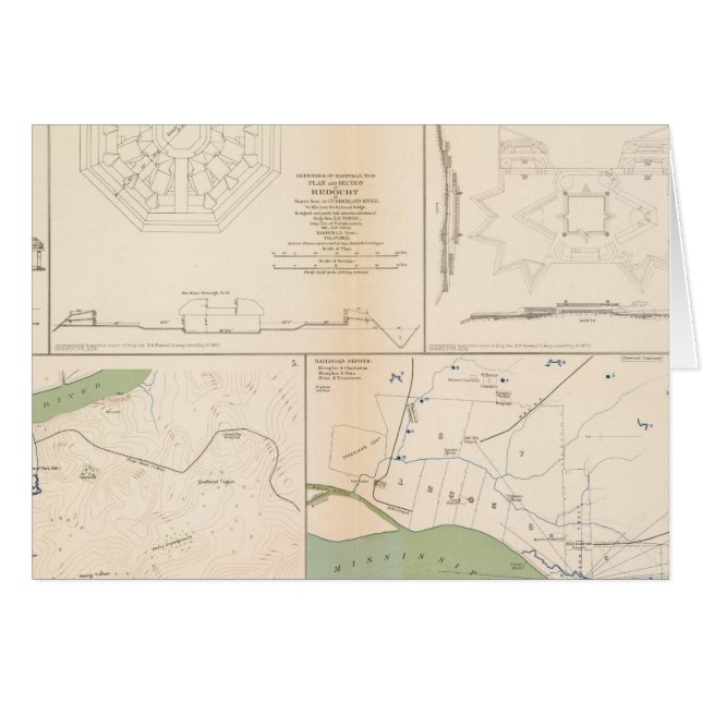 Ft Donelson, Memphis, Nashville (Anverso (Horizontal))