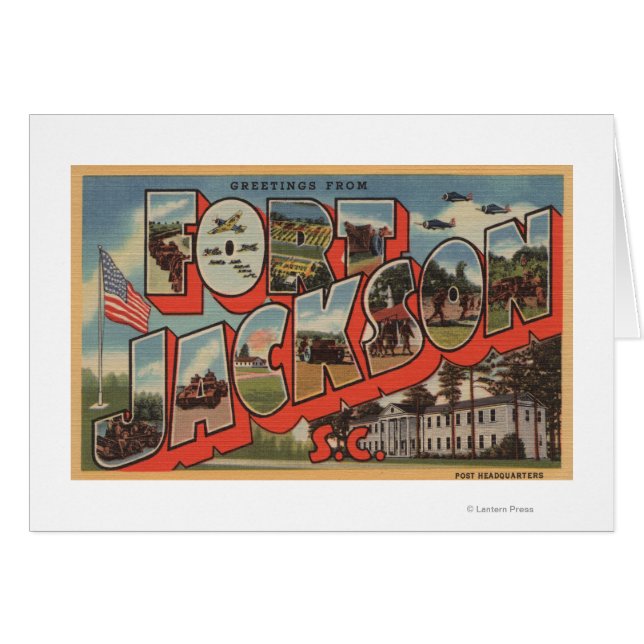 Ft. Jackson, Carolina del Sur - Escena de letras g (Anverso (Horizontal))