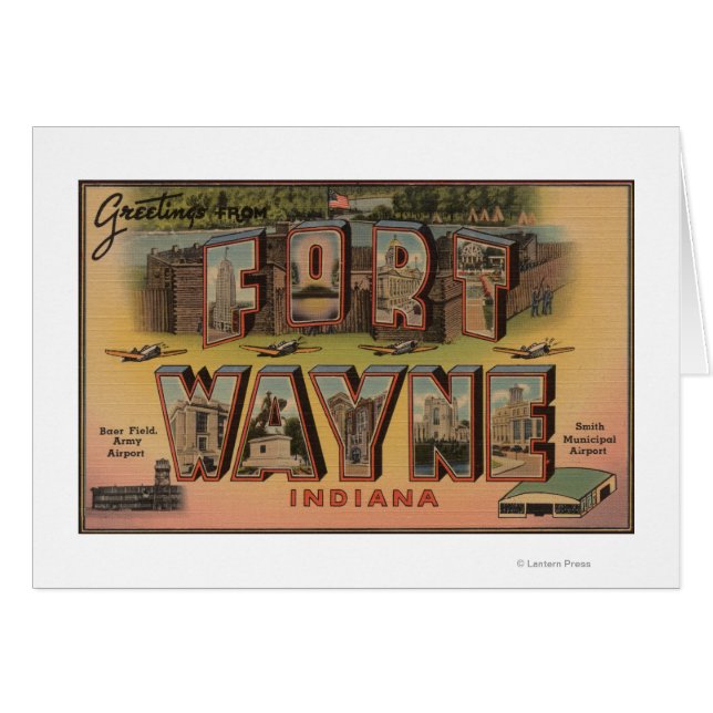 Ft. Wayne, Indiana - Escenas de letras grandes 2 (Anverso (Horizontal))