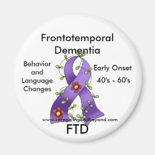 FTD, imán púrpura de la cinta de la demencia