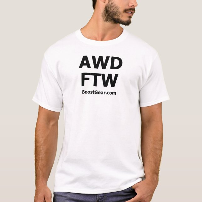 - FTW - camiseta AWD por BoostGear.com (Anverso)