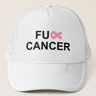FU ** Gorra rosado de la cinta del cáncer de pecho