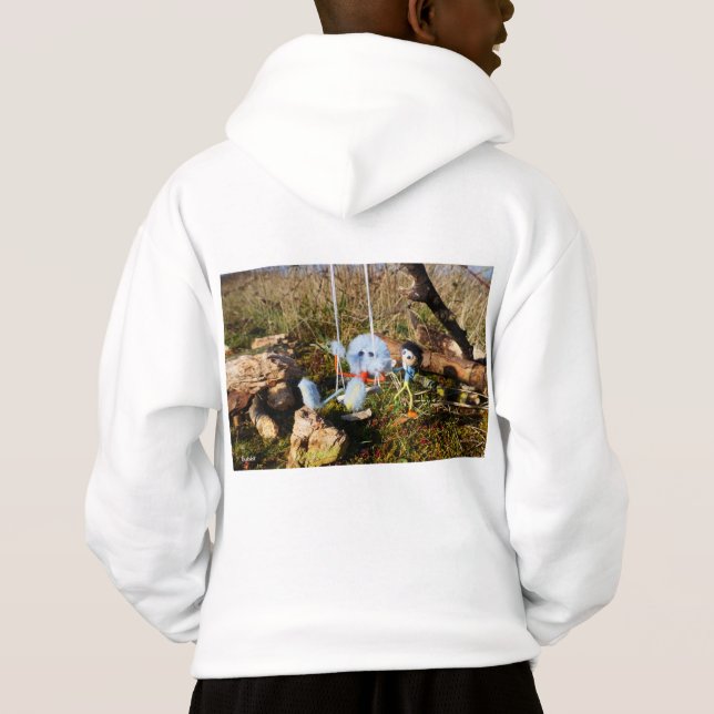 Fubby monster op de schommel. (Reverso)