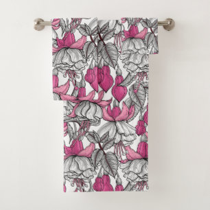 Fuchsia en blanco y rosa