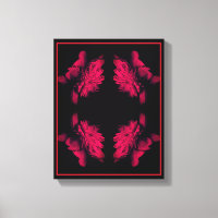 Fuchsia Peony Resumen Arte Floral