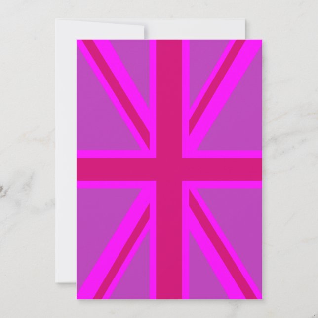 Fuchsia Union Jack (Anverso)