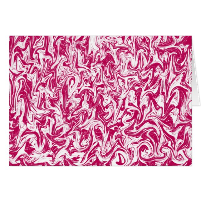 Fuchsia & White Swirl (Anverso (Horizontal))