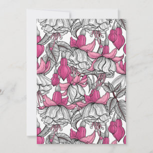 Fucsia en blanco y rosa