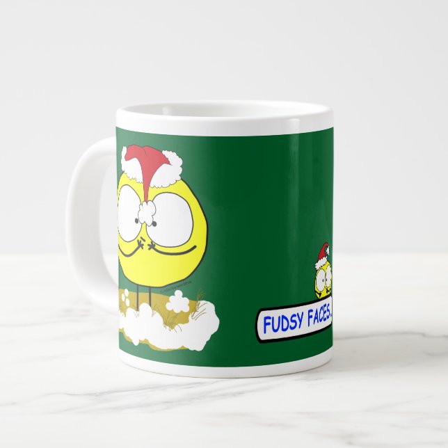¿"Fudsy hace frente" a navidad - quién YO? Taza (Izquierda)
