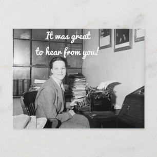 Fue grandioso escuchar de tu postal