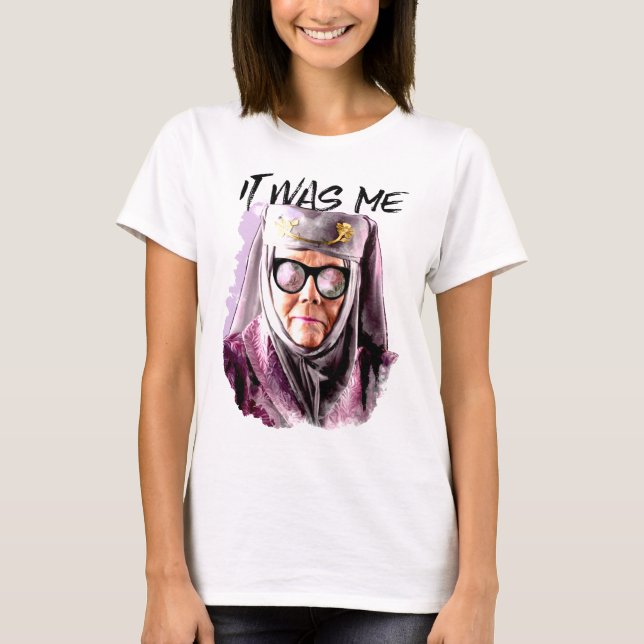Fue Mía Cara Divertida Camiseta de Abuela (Anverso)