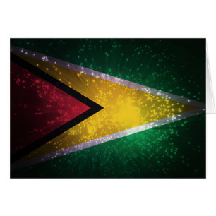 Fuego artificial; Bandera de Guyana