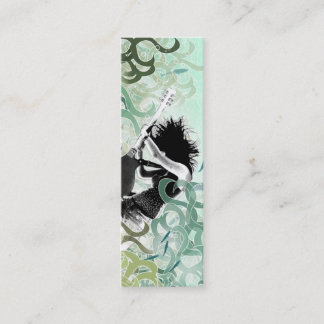 Fuego de la aguamarina - tarjeta flaca