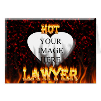 Fuego del abogado y mármol calientes del rojo de