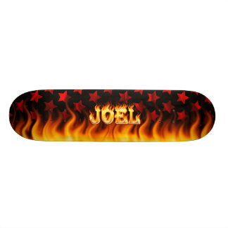 Fuego del monopatín de Joel y diseño de las llamas