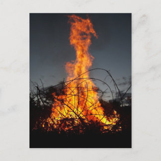 Fuego en postales
