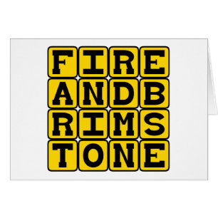 Fuego y azufre, fervor religioso