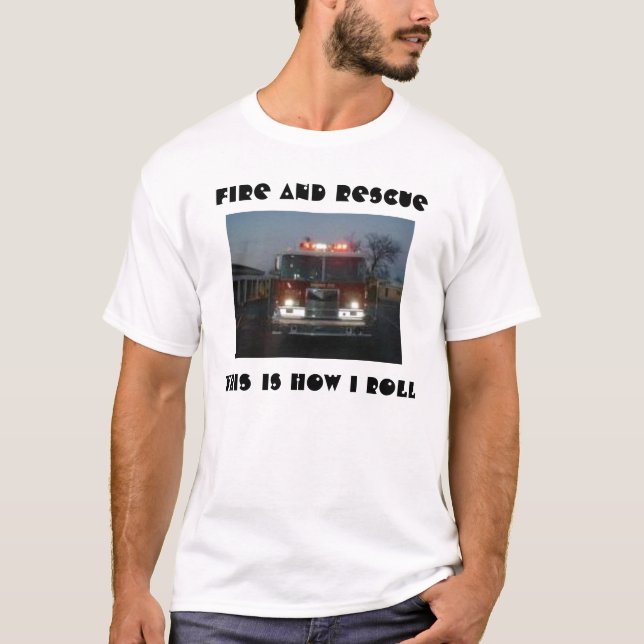 Fuego y camiseta del rescate (Anverso)