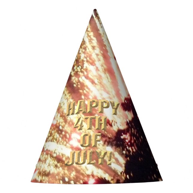 Fuegos artificiales 11 4 de julio gorra fiesta (Anverso)