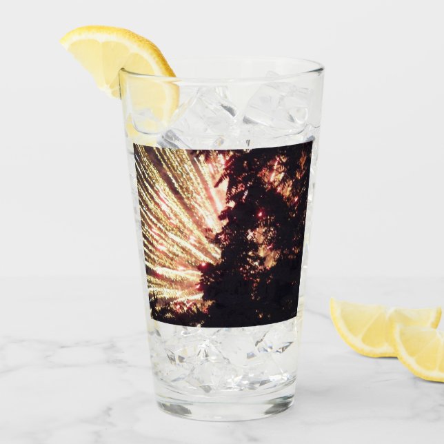 Fuegos artificiales 11 Tumblador de vidrio Collins (Anverso (hielo))