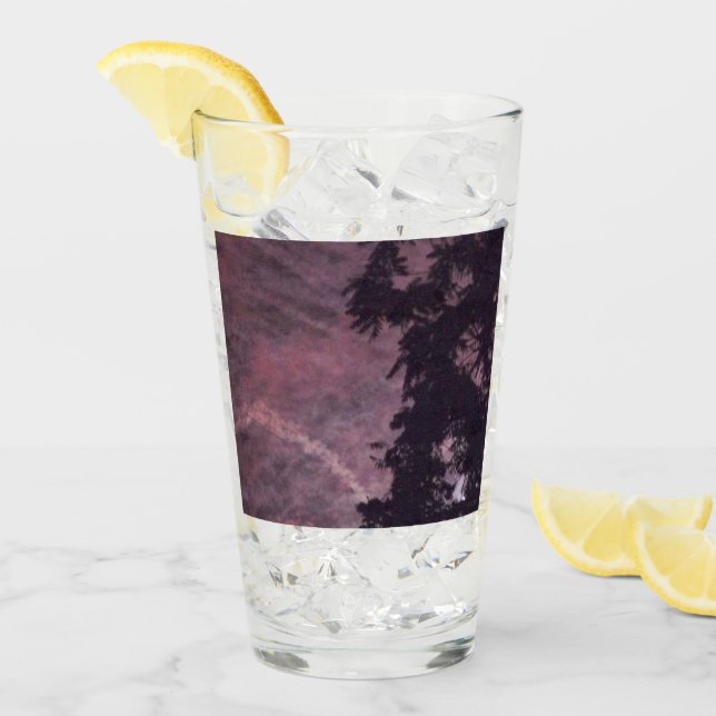 Fuegos artificiales 16 Tumbler de vidrio Collins (Anverso (hielo))