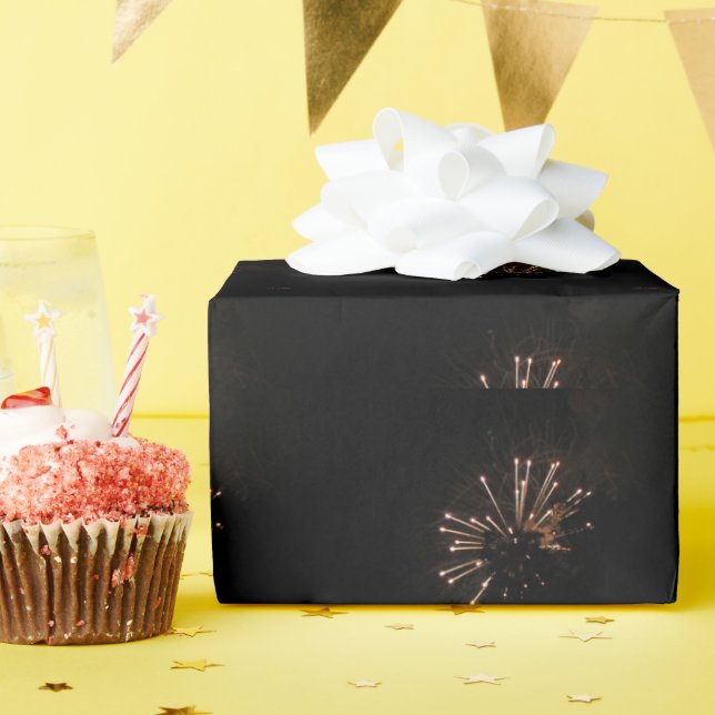 Fuegos artificiales 5 papel de envoltura brillante (Fiesta de cumpleaños )