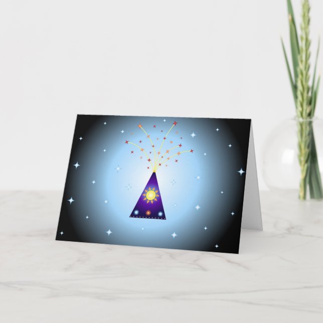 Fuegos artificiales de Diwali - tarjeta (Anverso)