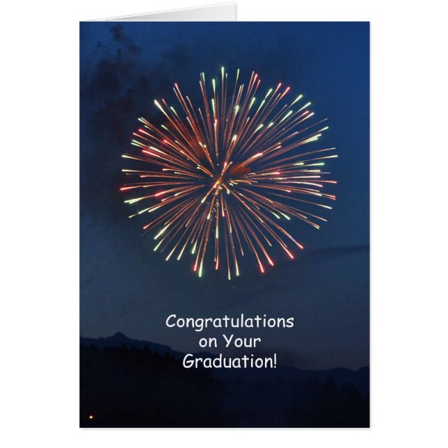 Fuegos artificiales de graduación (Frente)