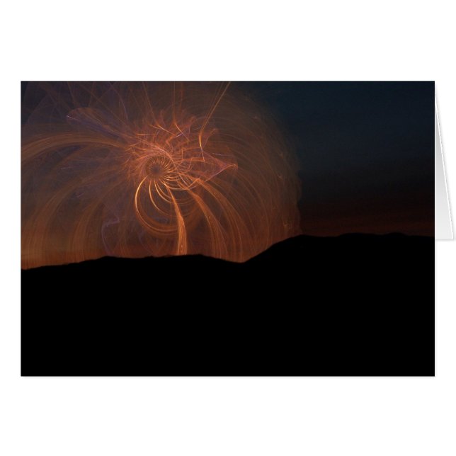 Fuegos artificiales del fractal (Anverso (Horizontal))